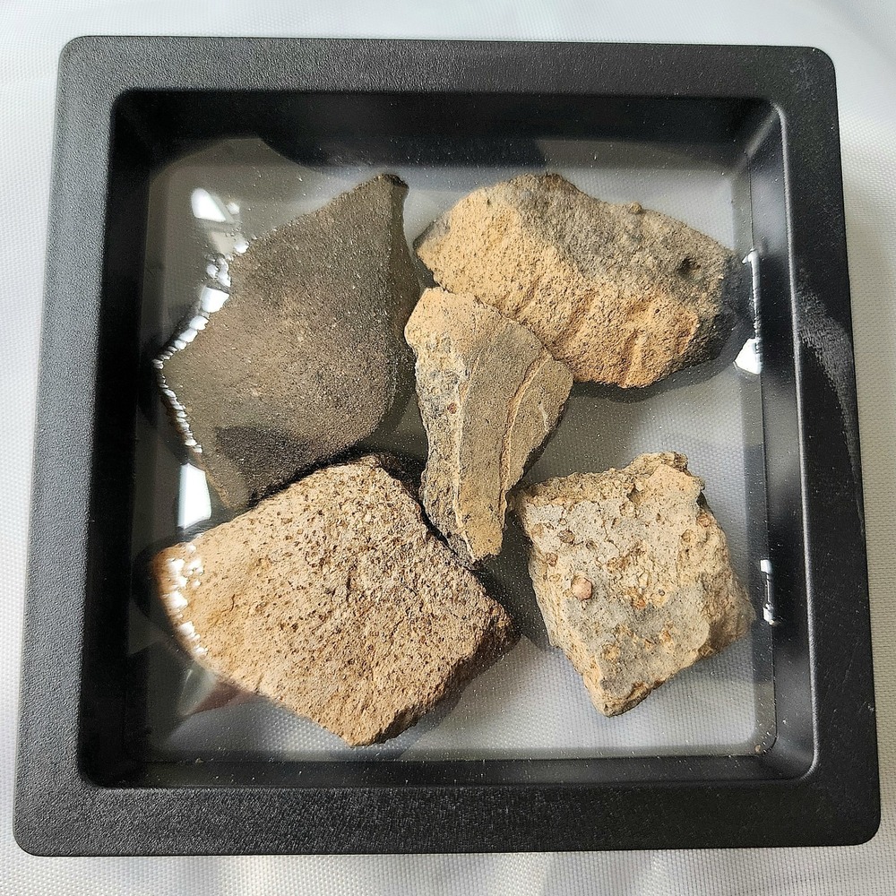 Ancient Pre Colombian Pottery Shards Historical‎ Artifacts Collection Detailed